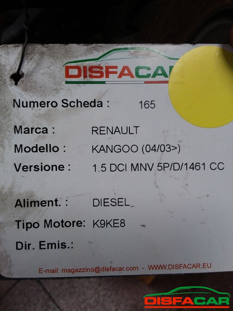 Assale posteriore usato Renault Kangoo 2003, codice K9KB8 – foto 8 di 11