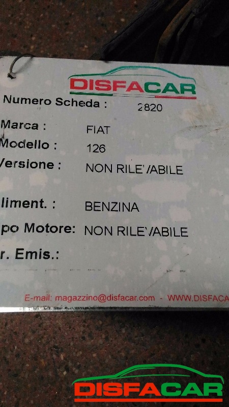 Telaietto anteriore usato Fiat 126, codice 126A1000 – foto 12 di 12