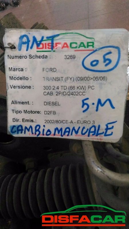 Telaietto anteriore usato Ford Transit 330 - 300 - TRAZIONE POSTERIORE 2000, codice FXFA – foto 15 di 16