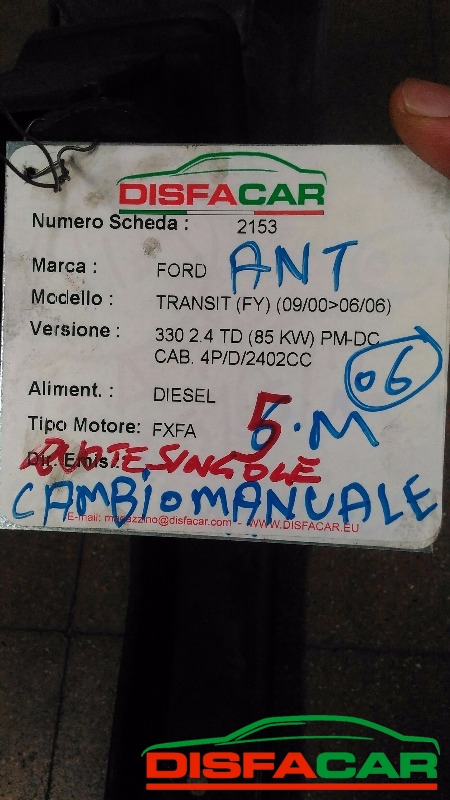 Telaietto anteriore usato Ford Transit 330 - 300 - TRAZIONE POSTERIORE 2000, codice FXFA – foto 12 di 16