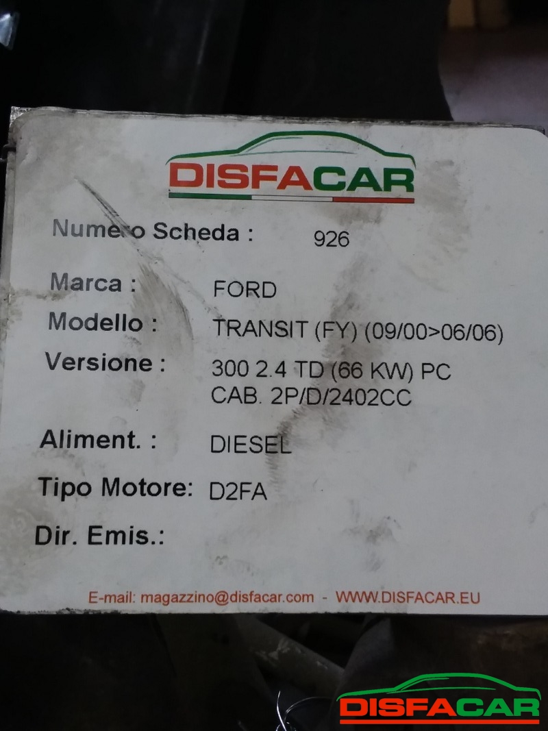 Telaietto anteriore usato Ford Transit 330 - 300 - TRAZIONE POSTERIORE 2000, codice FXFA – foto 16 di 16