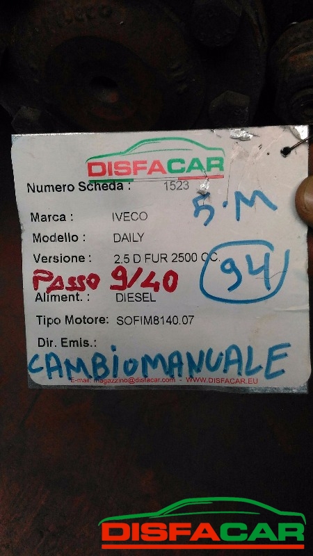 Differenziale posteriore usato Iveco DAILY 1994, codice 8140.07 – foto 11 di 11