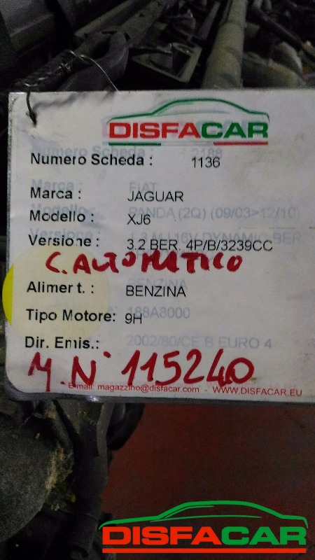 Motore usato Jaguar XJ6, codice 9H – foto 7 di 8