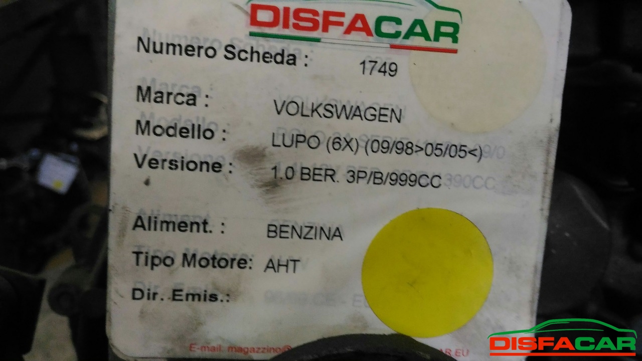 Cambio usato Volkswagen Lupo 1998, codice AHT – foto 8 di 8