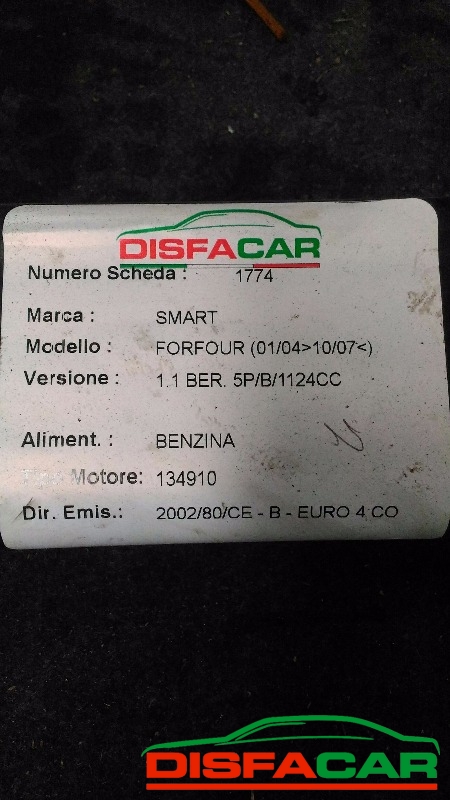 Assale posteriore usato Smart ForFour 2004, codice 134910 – foto 8 di 8