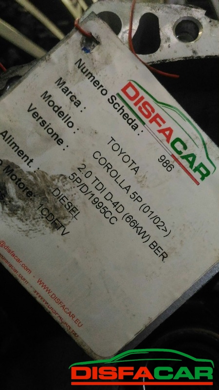 Cambio usato Toyota Corolla 2002, codice 1CDFTV – foto 7 di 7