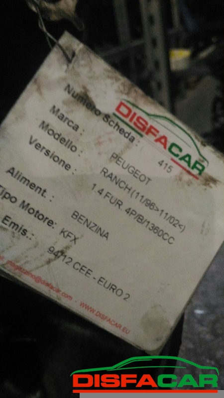 Cambio usato Peugeot RANCH 1996, codice KFX – foto 8 di 8
