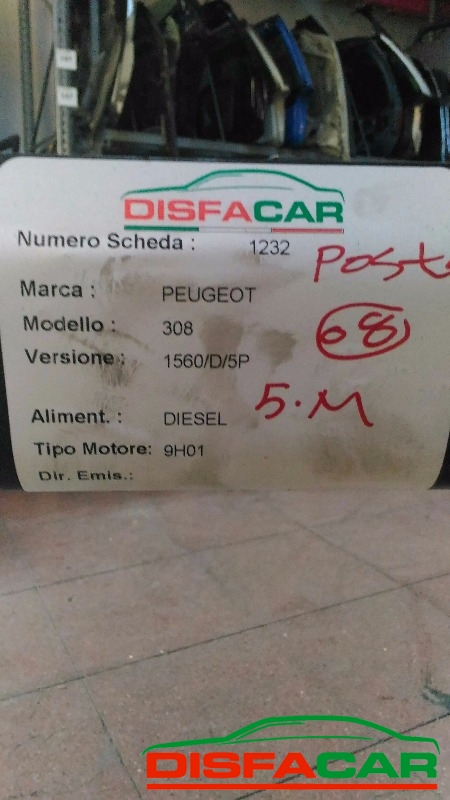 Assale posteriore usato Peugeot 308 2008, codice 9H01 – foto 8 di 9