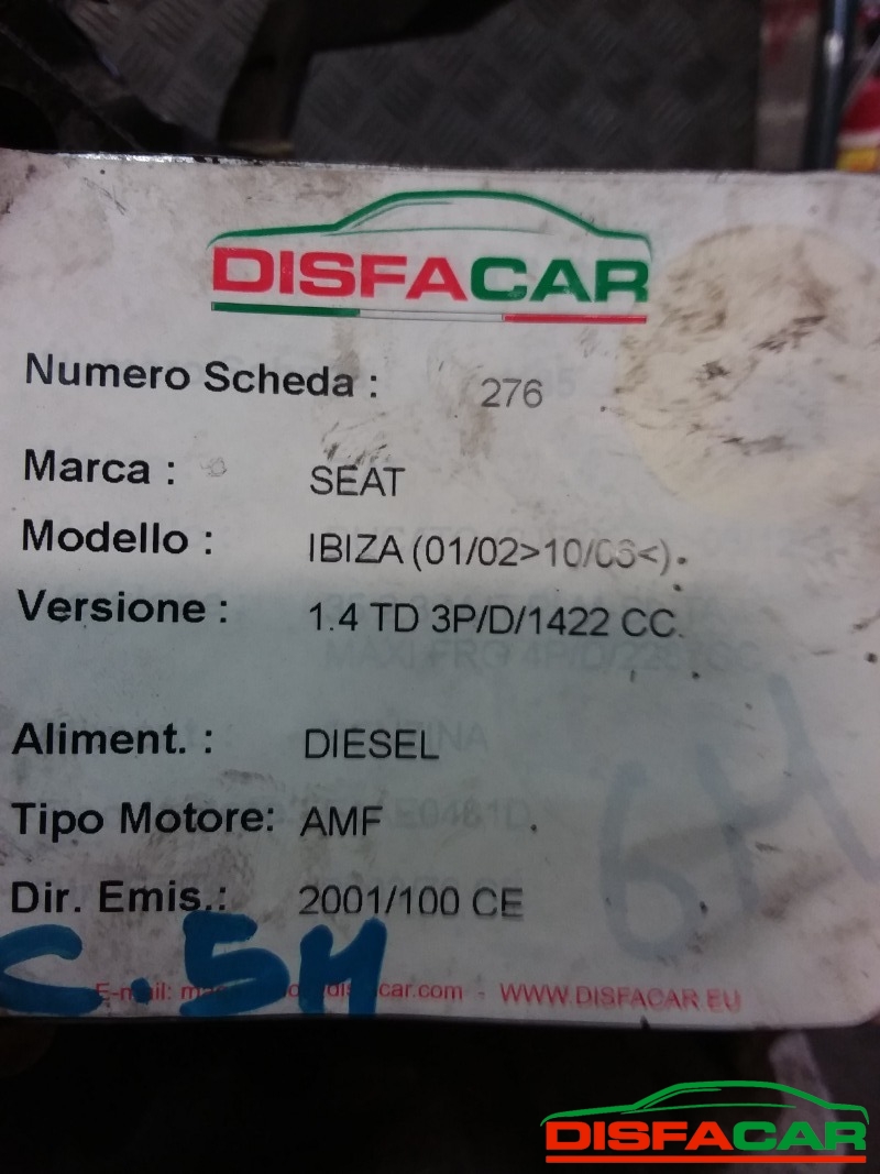 Cambio usato Seat Ibiza 2002, codice AMF – foto 8 di 8