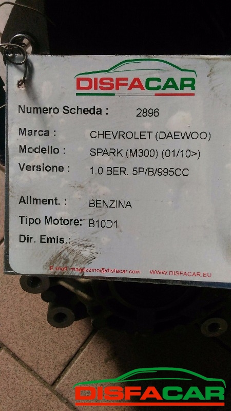 Cambio usato Chevrolet Daewoo Spark (M300) 2010, codice B10D1 – foto 7 di 7
