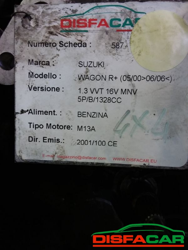 Cambio usato Suzuki Wagon R+ IGNIS 2000, codice M13A – foto 7 di 9