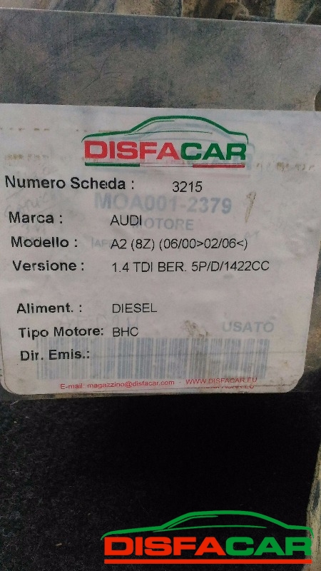 Assale posteriore usato Audi A2 2000, codice BHC – foto 6 di 6