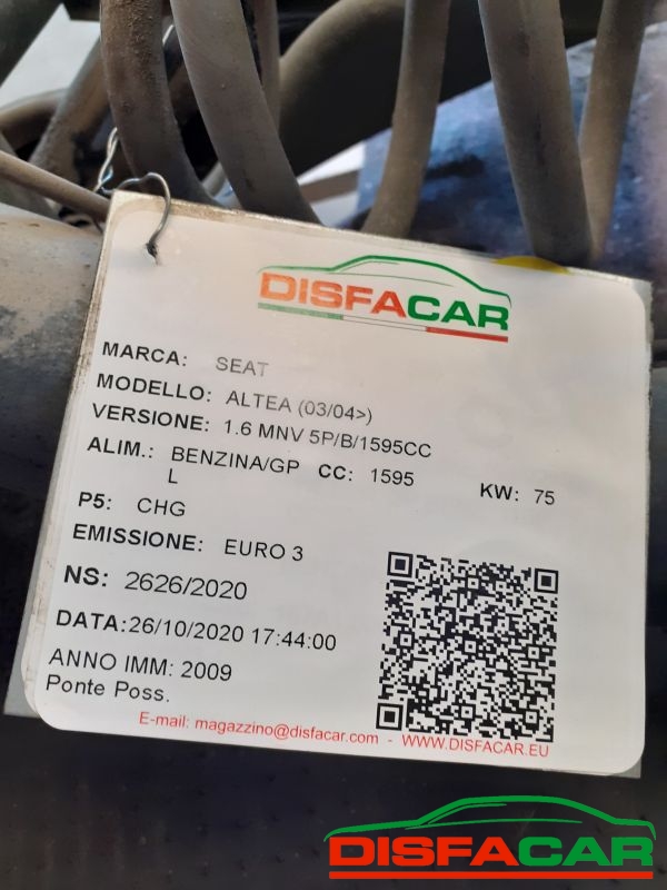Assale posteriore usato Volkswagen Golf 5A SERIE - 6A SERIE -ALTEA 2003, codice BKD – foto 18 di 18