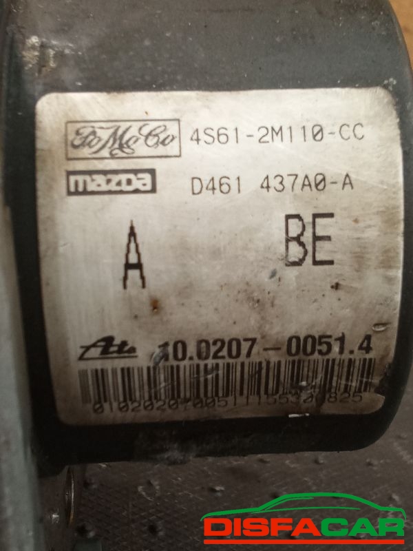 Centralina ABS usata Ford Fiesta FUSION, MAZDA 2 2002, codice 10.0207-0051.4 – foto 3 di 8