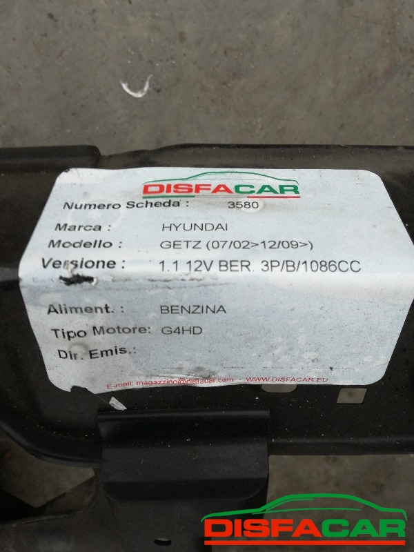 Lamierati usati Hyundai Getz 2002 – foto 2 di 2