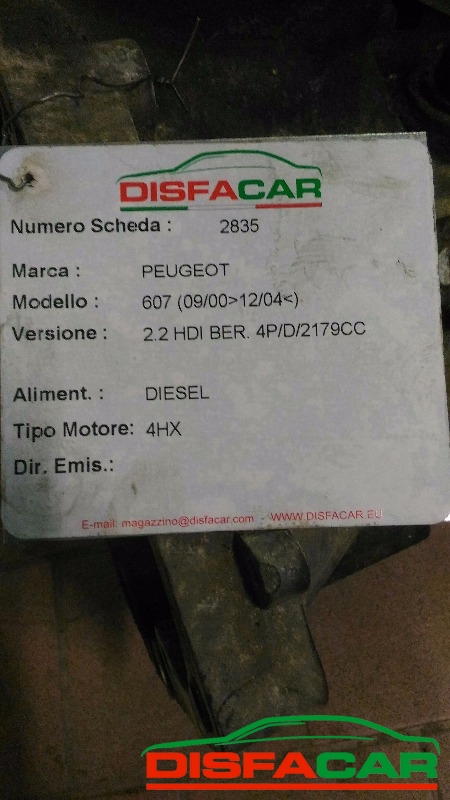 Cambio usato Peugeot 607 2000, codice 4HX – foto 11 di 11