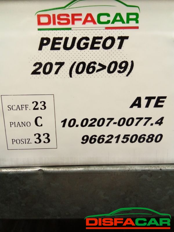 Centralina abs Peugeot 207 2006 – pezzo 1