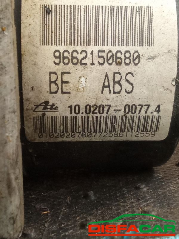 Centralina ABS usata Peugeot 207 2006, codice 10.0207-0077.4 – foto 3 di 8
