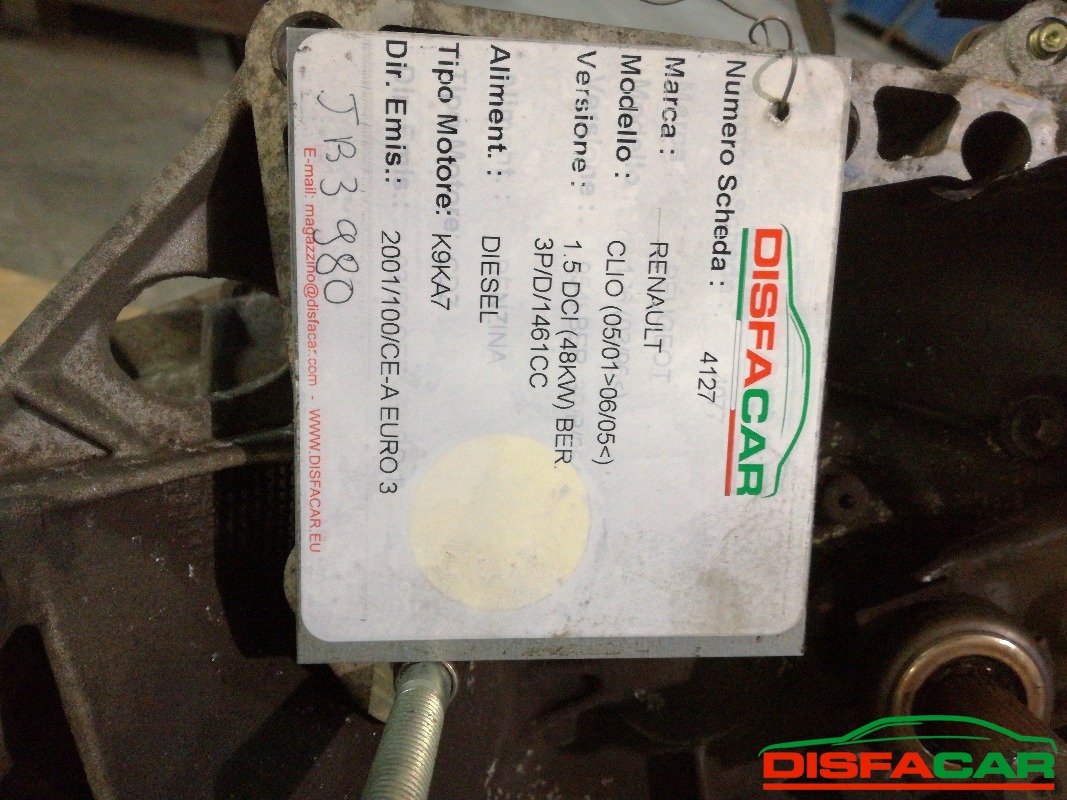 Cambio usato Renault Clio 2001, codice K9ka7 – foto 2 di 3