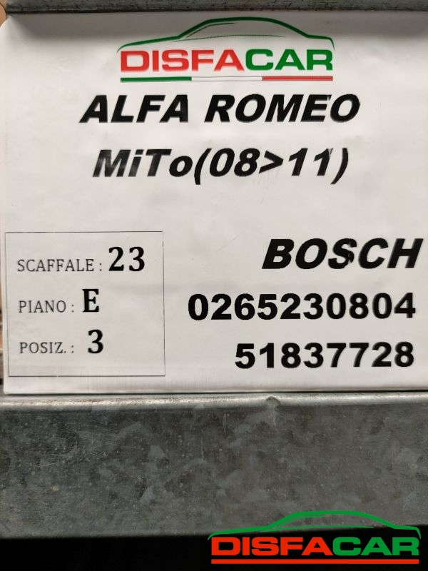 Centralina abs Alfa Romeo MiTo 2008 – pezzo 1