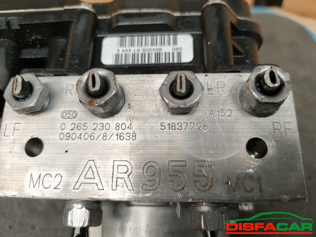 Centralina ABS usata Alfa Romeo MiTo (X6) 2008, codice 0265230804 – foto 3 di 9