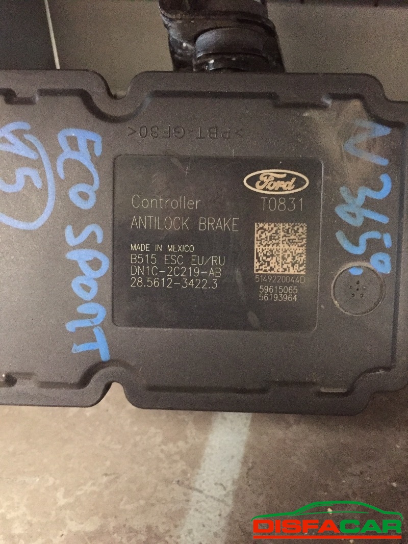 Centralina ABS usata Ford EcoSport 2014, codice ford – foto 4 di 6
