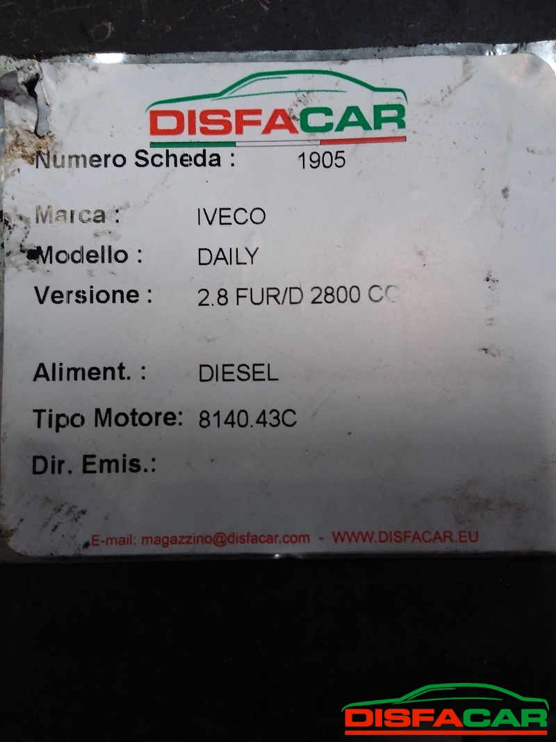 Albero di trasmissione usato Iveco DAILY 8140.43C – foto 13 di 13