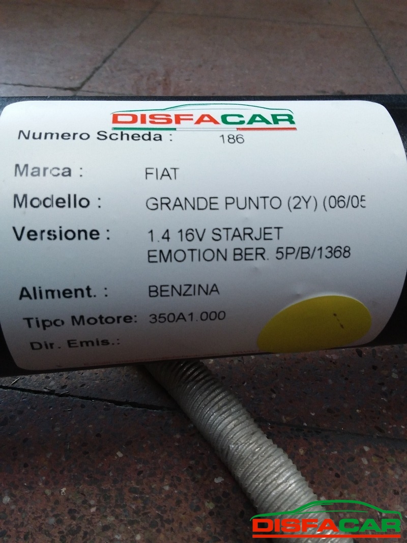 Assale posteriore usato Fiat Grande Punto STARJET - PUNTO EVO 2003, codice 350A1000 – foto 6 di 10