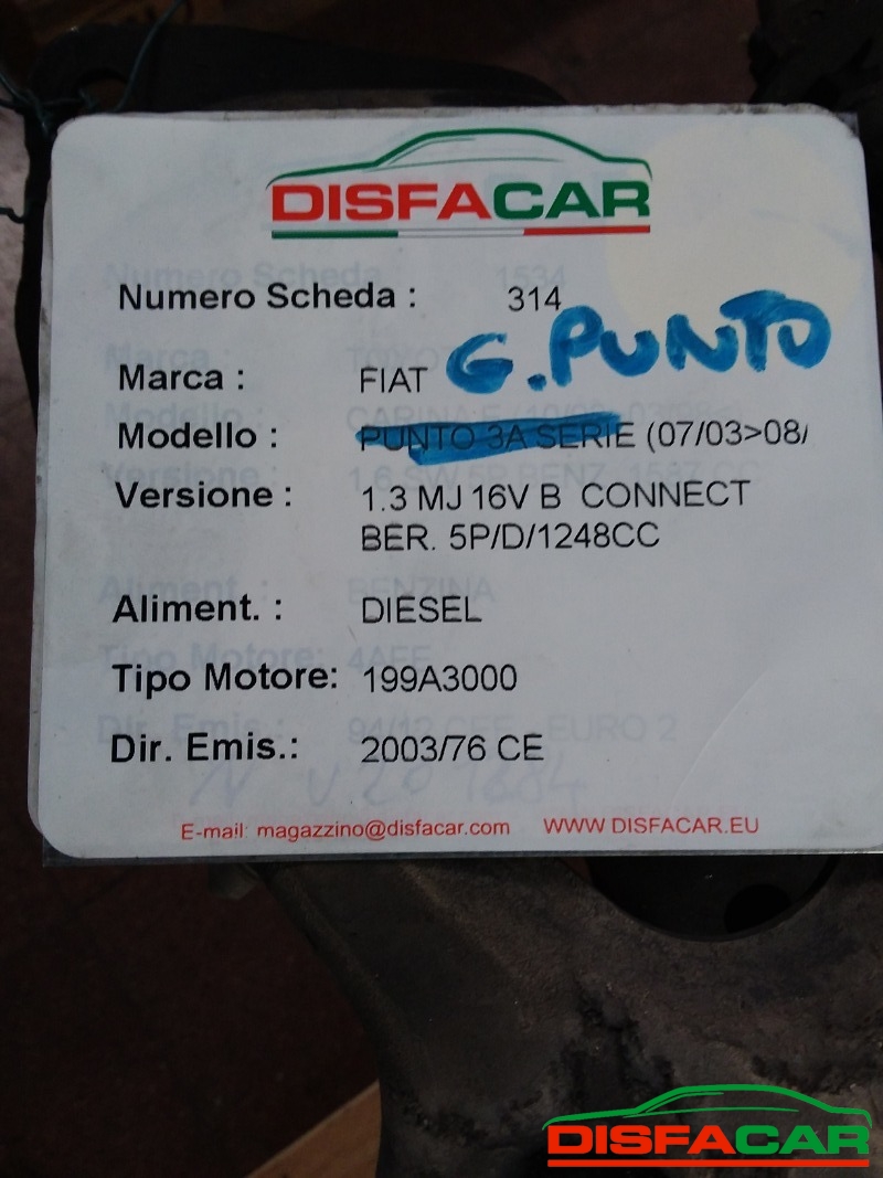 Assale posteriore usato Fiat Grande Punto STARJET - PUNTO EVO 2003, codice 350A1000 – foto 8 di 10