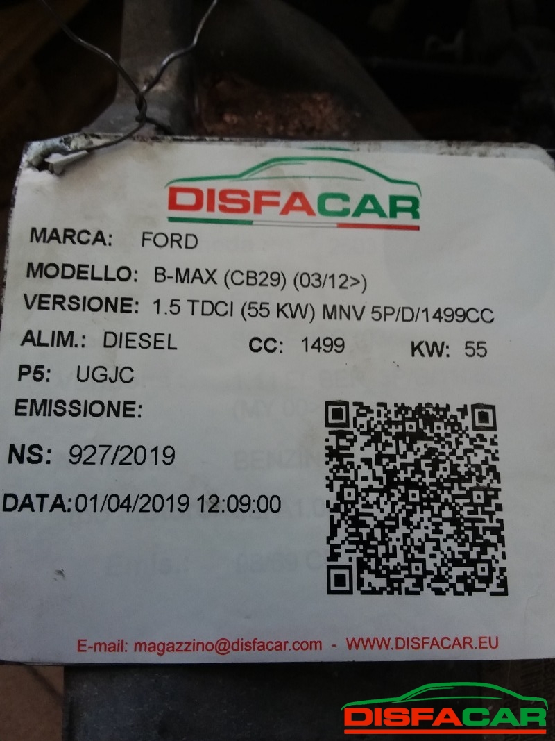 Cambio usato Ford B-Max 2012, codice ba6r-7002-abe – foto 12 di 12