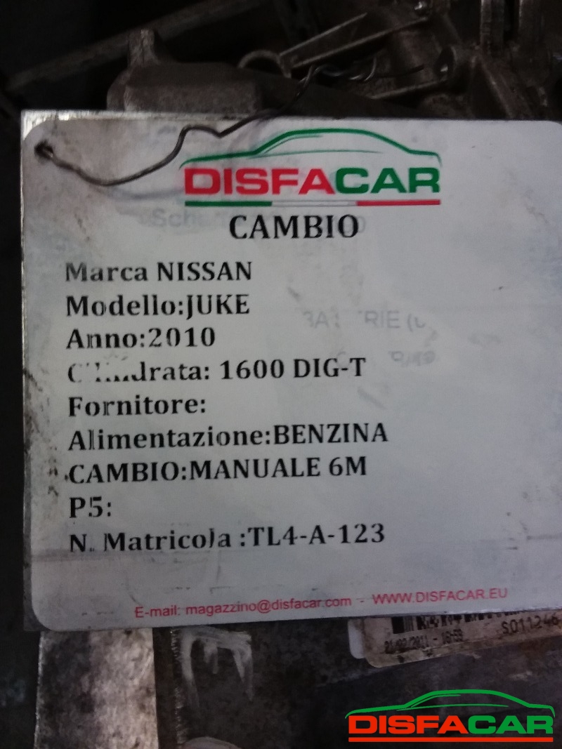 Cambio usato Nissan Juke 1,6 DIG T 2010 – foto 11 di 11