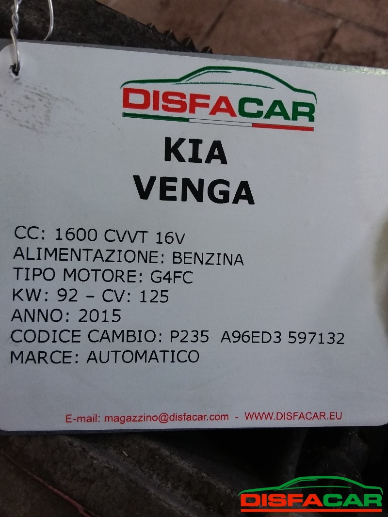 Cambio usato Kia Venga 2015, codice a96ed3 – foto 9 di 9