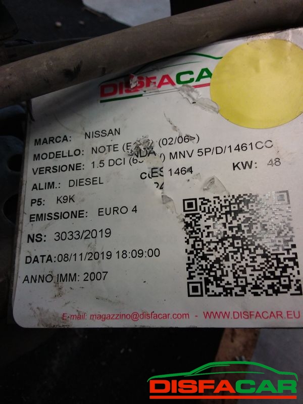 Assale posteriore usato Nissan Micra K12E 2002, codice CR12 – foto 10 di 10