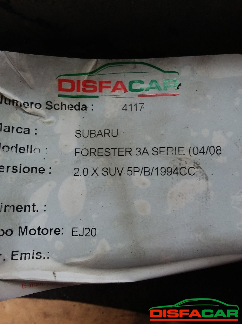 Telaietto anteriore usato Subaru Forester 3A SERIE 2008, codice EJ20 – foto 8 di 8