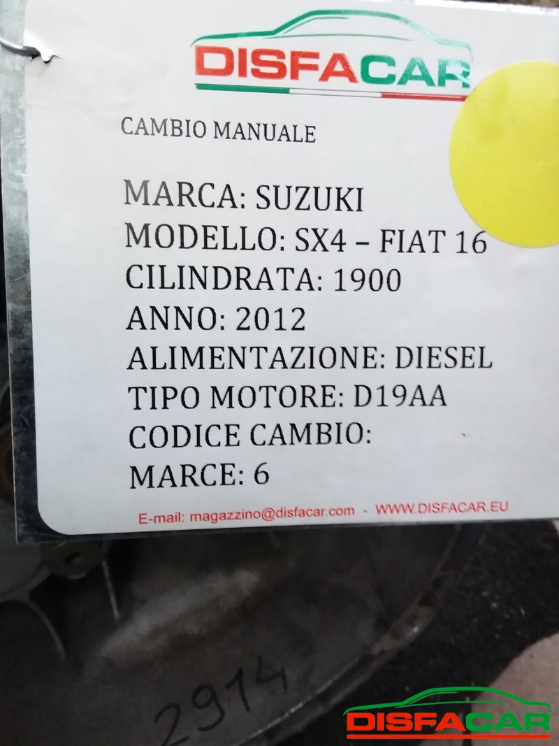 Cambio usato Suzuki SX4 2005, codice 79ja – foto 12 di 12