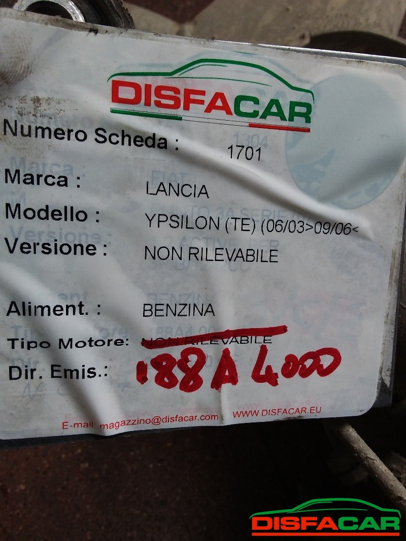 Assale posteriore usato Lancia Ypsilon 2003, codice 188A4000 – foto 8 di 9