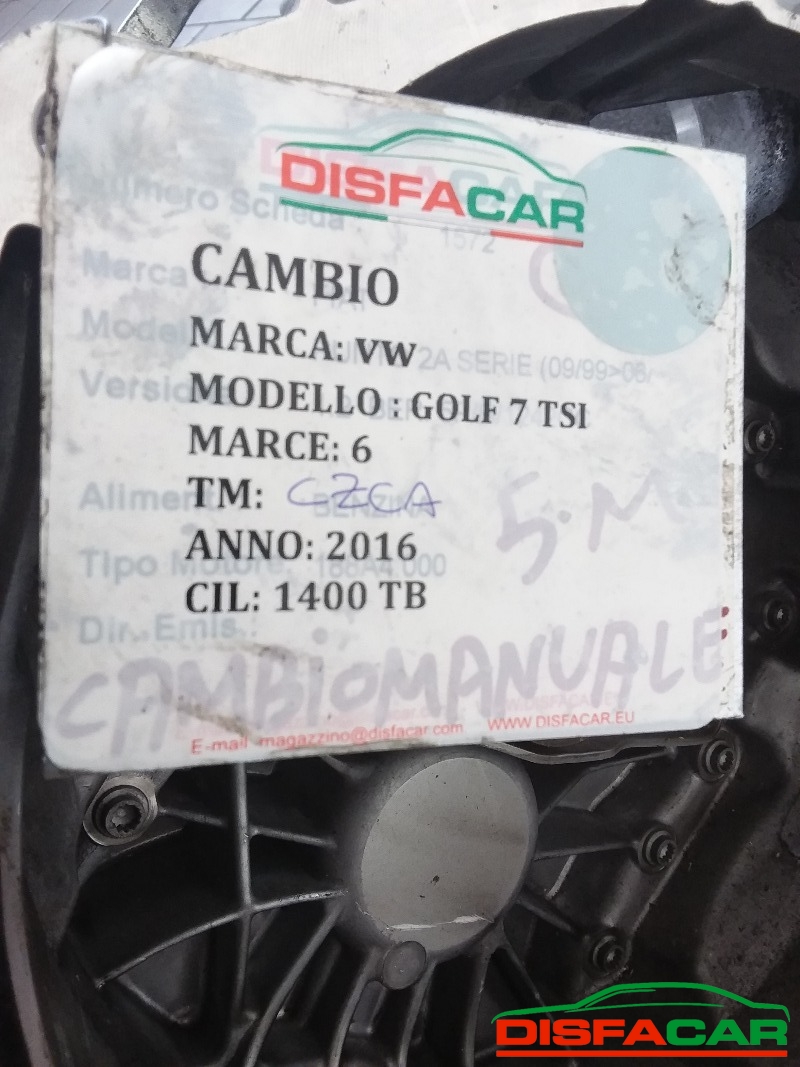 Cambio usato Volkswagen Golf 7A SERIE 2014, codice rgn – foto 9 di 11