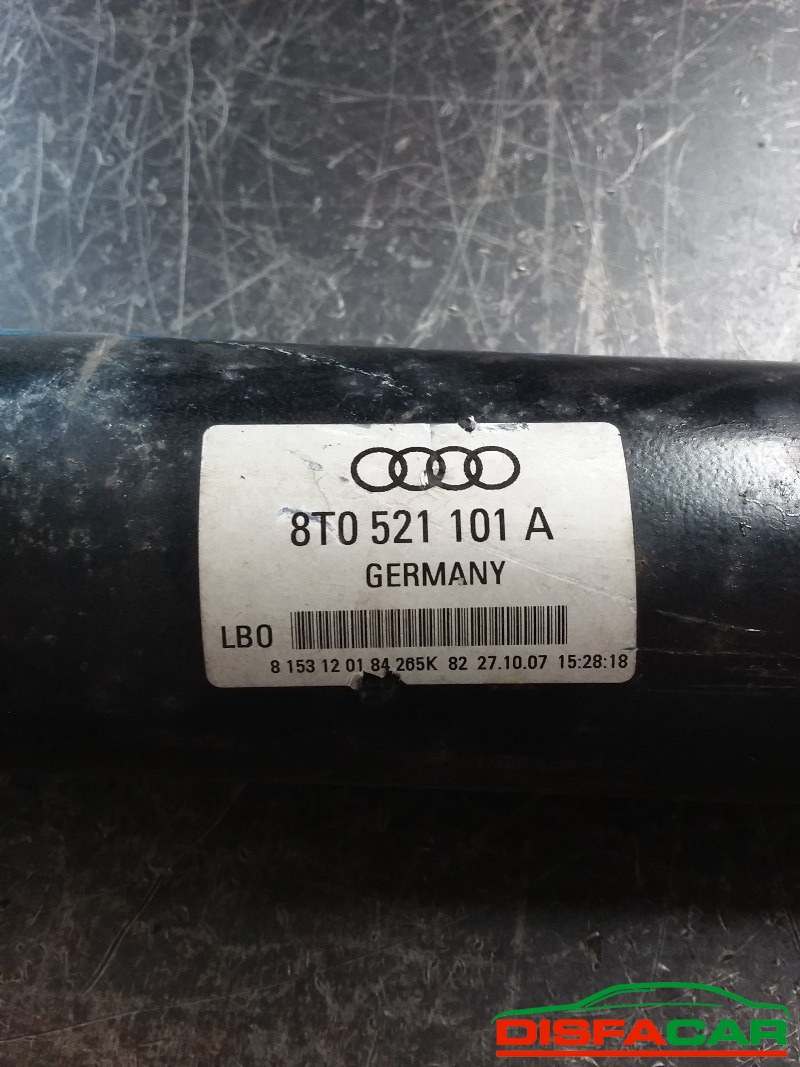 Albero di trasmissione usato Audi A5 2007 – foto 9 di 12