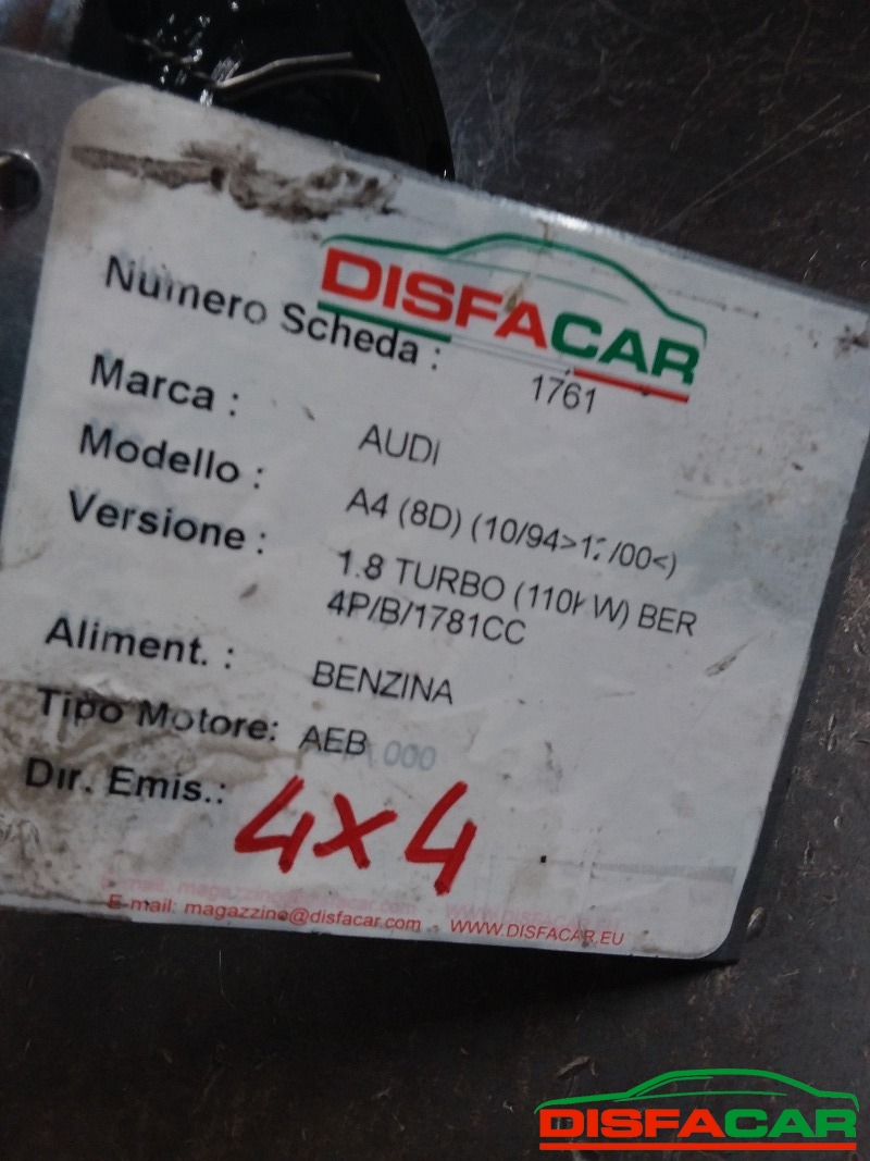 Albero di trasmissione usato Audi A4 8D 1994 – foto 10 di 10