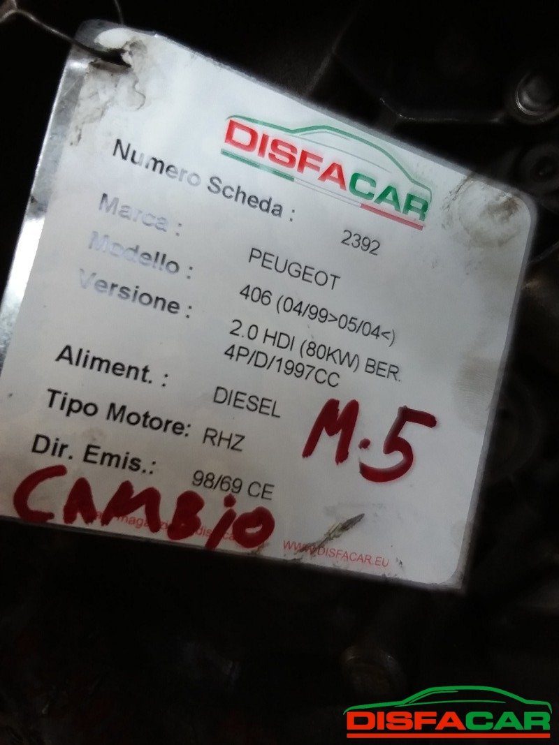 Cambio usato Peugeot 406 1999 – foto 8 di 8