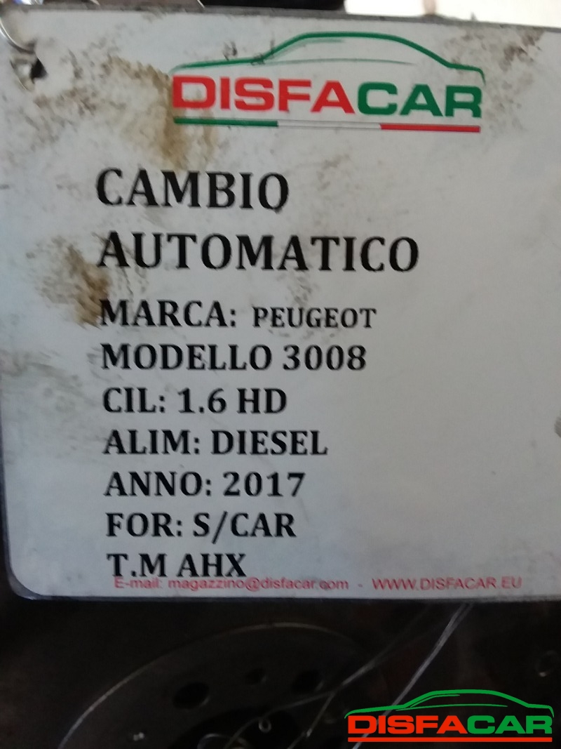 Cambio usato Peugeot 3008 2016, codice AHX – foto 13 di 13