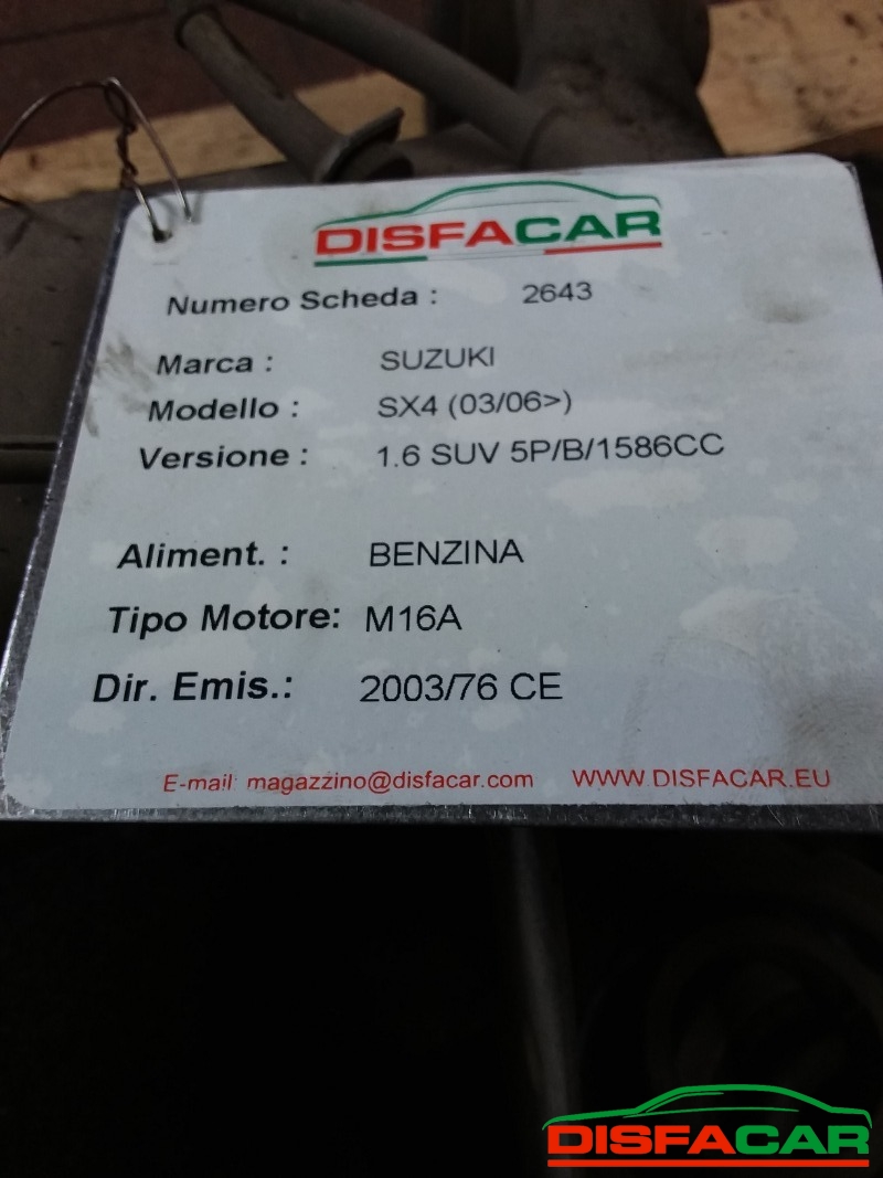 Assale posteriore usato Suzuki SX4 2006, codice M16A – foto 7 di 7