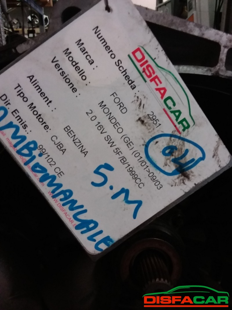 Cambio usato Ford Mondeo 2001, codice CJBA – foto 10 di 10