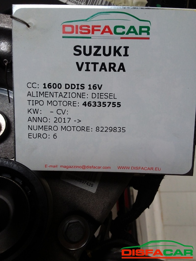 Motore usato Suzuki Vitara 2016, codice 46335755 – foto 16 di 16