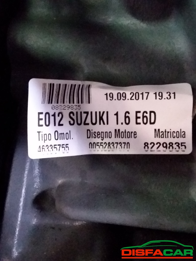 Motore usato Suzuki Vitara 2016, codice 46335755 – foto 13 di 16