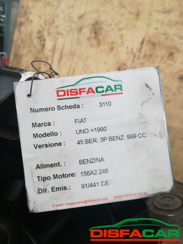 Cambio usato Fiat Uno 45 1990, codice 156a2246 – foto 5 di 5