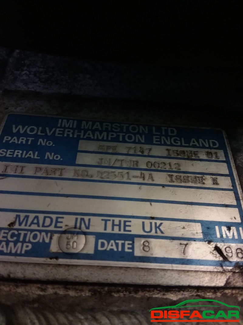 Motore usato Aston Martin DB7 MANCA VOLANO (VENDUTO), codice AM1/03 – foto 7 di 9