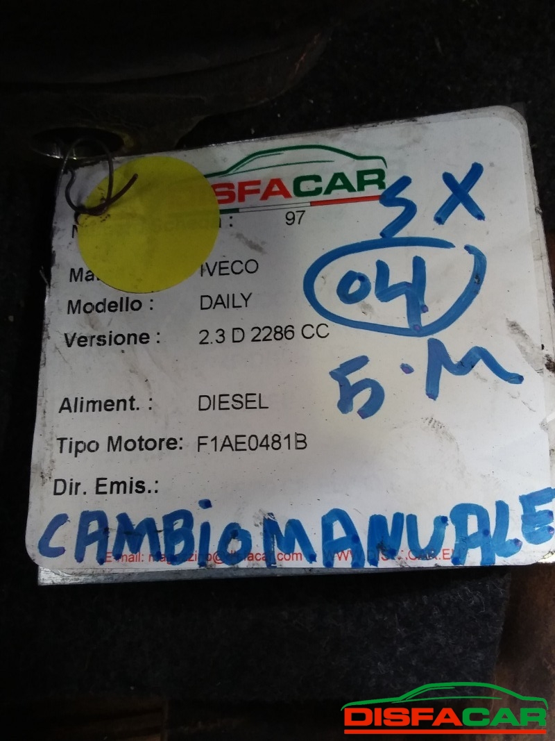 Telaietto anteriore usato Iveco DAILY Mozzo sx 2004, codice F1AE0481B – foto 4 di 4