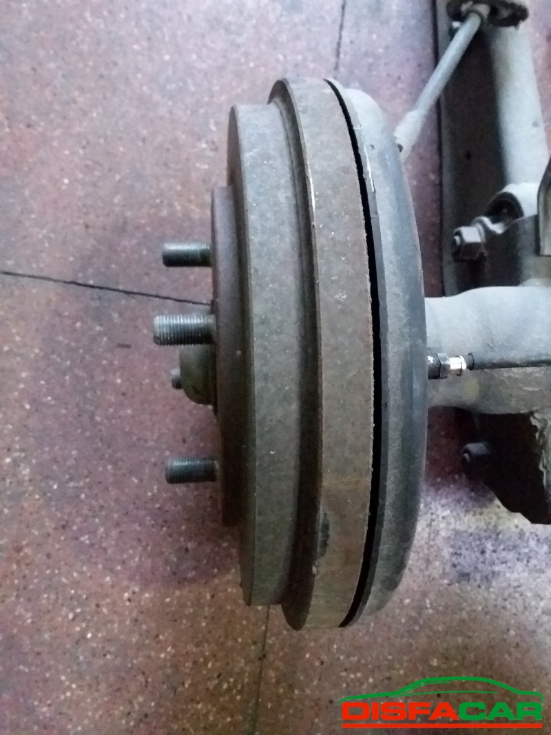 Assale posteriore usato Opel Agila CON 4 COLONNETTE 2000, codice Z10XE – foto 5 di 9