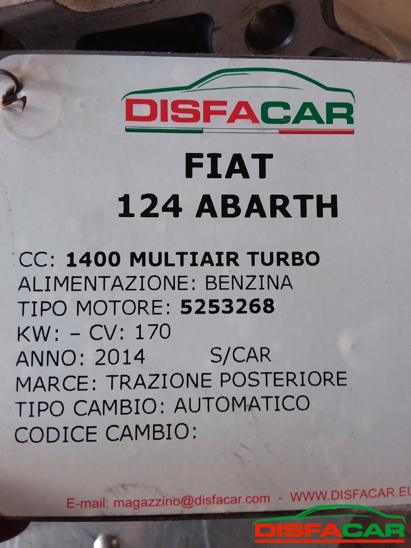 Cambio usato Fiat 124 ABARTH 2014, codice 17ctc15600 – foto 9 di 9